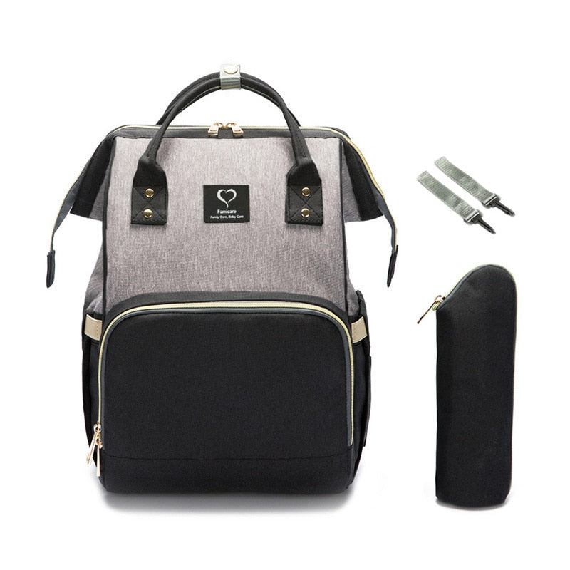 Bolsa de maternidad, mochila para pañales de bebé, bolsas para cochecito, USB de gran capacidad, bolsas de pañales impermeables, Kits, bolso de viaje para mamás, bolso de lactancia