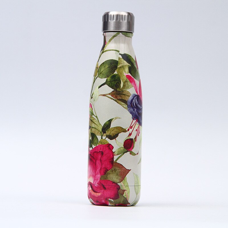 179-202 LOGO Custom Stainless Steel Water Bottle For Water Thermos Vacuum Insulated Cup DoubleWall Travel Drinkware Sports Flask