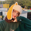 K79 Damen Hut Winter HaTt Uschanka Hut für Frauen verdicken kalte Mütze warme Mütze Windschutzmütze warme Mütze Pilotenmütze mit Ohrenklappen