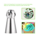 5 Stück Russische Spritztülle Kugel Ball Zuckerguss Konditoren Gebäck Tipps Sugarcraft Kuchen Cupcake Decorator Küche Backformen Werkzeuge