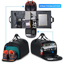 Fenruien, nuevo bolso de viaje multifunción de gran capacidad para hombre, bolso de equipaje, bolso de mano impermeable para ordenador portátil de 17 pulgadas con bolsa para zapatos