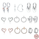 Aros Plata 925 Mujer Love Heart Conch Ohrring für Frauen Schmuck Geschenk Hochzeit Pendientes Engagement Ohrringe 2022 Trendy