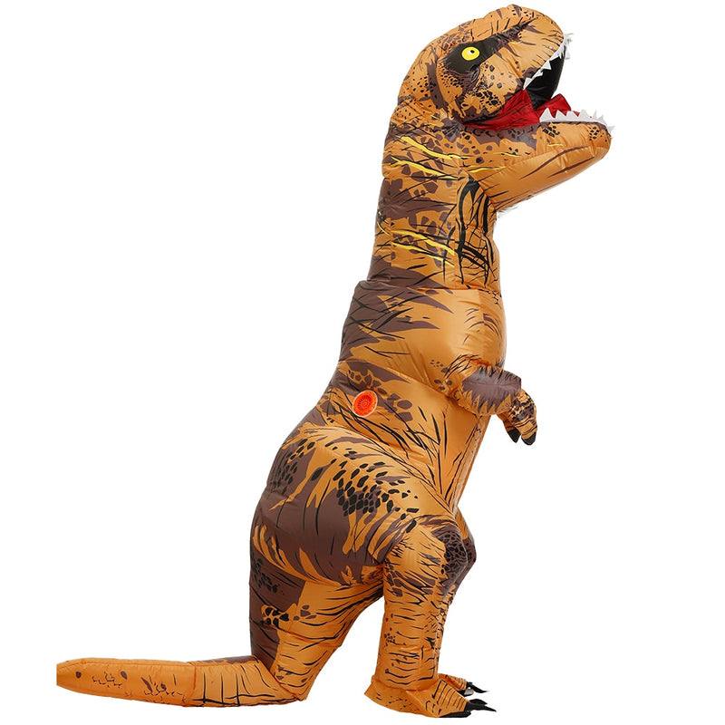 Erwachsene Kinder Maskottchen Aufblasbare Dinosaurier Kostüme Dino T-Rex Purim Halloween Party Kostüm Für Karneval Cosplay Frack