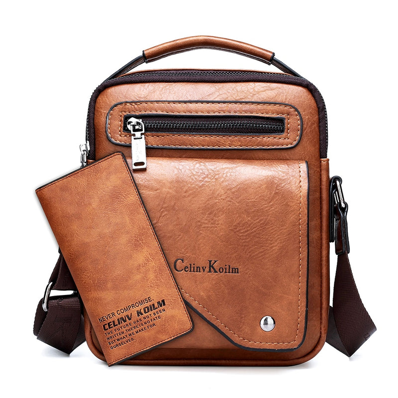 Celinv Koilm Herrentasche Berühmte Designer Herren Schulter Messenger Bags Spaltleder Umhängetasche Herren Mode Business Hohe Qualität