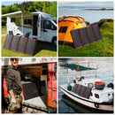 Dokio 300W 18V flexibles faltbares Solarpanel Hochwertiges tragbares Solarpanel China für Camping/Boot/Wohnmobil/Reisen/Zuhause/Auto