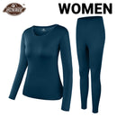 Herobiker Damen Fleece gefütterte Thermo-Unterwäsche Set Winter Elastisch Motorrad Skifahren Warme lange Unterhosen Shirts &amp; Tops Unteranzug