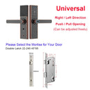 YOHEEN Wifi Elektronisches Smart-Türschloss mit Tuya-App, biometrischem Fingerabdruck-Sicherheitsschloss, Passwort-RFID-Karte