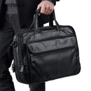 Große Herren Lederhandbgs Herren echtes Leder Business Travel Brifcases Bag Herren 15,6 Zoll Laptop Umhängetasche Business A4 Tasche