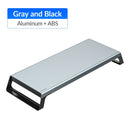 ORICO Aluminum Monitor Stand Riser Wood Computer Universal Desktop Holder Bracket Organizer for PC Laptop MacBook Home Office