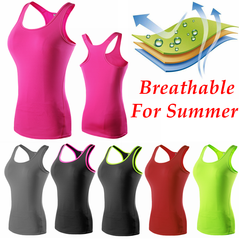 Summer Women Yoga Top Sleeveless Shirt Yoga Clothing Breathable Gym Tank Top White Running Vests Girl Zumba Yoga Top Tee Shirt