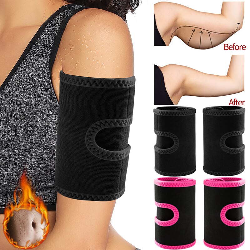 Recortadores de brazos Sauna banda para el sudor para mujeres efecto Sauna brazo adelgazante anticelulitis moldeadores de brazos pérdida de peso entrenamiento moldeador de cuerpo
