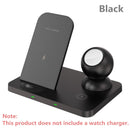 für iPhone Wireless Charger Stand 3 in 1 Schnellladung für Apple iPhone 12 11 X XS XR Watch 6 5 4 3 AirPods Pro Wireless Charge