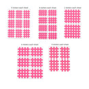 (Packung mit 10 Blatt) Kindmax Healthcare Spiral Cross Kinesiology Tape Physiotherapie Cross Tape zur Schmerzlinderung