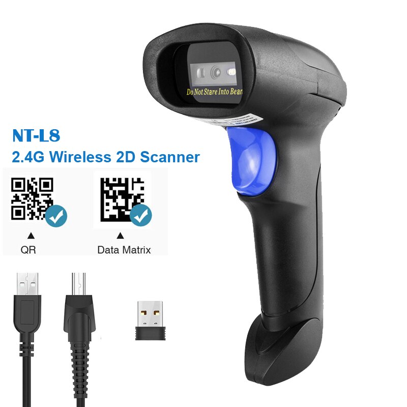 NETUM L8 Wireless 2D Barcode Scanner und L5 Wired 1D/2D QR Barcode Reader PDF417 für Inventory POS Terminal