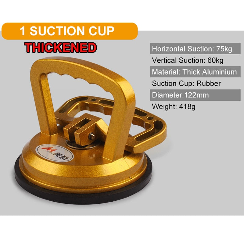 Vacuum Suction Cup Grip Sucker Plate Single Claw Double-claw Three -jaw Suction Puller For Tile  Glass Floor Sucker Lifting Tool