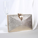 Luxy Moon Damen Hochzeit Clutch Bag Gold Geldbörse Damen Handtasche Party Geldbörse Für Braut Metall Blatt Schloss Umhängetasche ZD1524