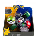 Echte US-Version Pokemon Master Elf Ball Belt Set Teleskop TAKARA TOMY Spielzeug für Kinder Geschenk