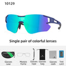 ROCKBROS Polarisierte Photochrome Fahrradbrille Fahrradbrille Outdoor Sports MTB Fahrrad Sonnenbrille Brille Brillen Myopie Rahmen