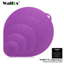 WALFOS Silicone Bowl Cover Food Saver Pot Lid Cover For Pan Flower Shape Spill Stopper Cooking Tool Lid Microwave Cover