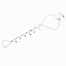 Rose Gold CZ Charme Multi Chain Quaste Armband Armreif Slave Finger Armreif Handgeschirr Goldarmbänder