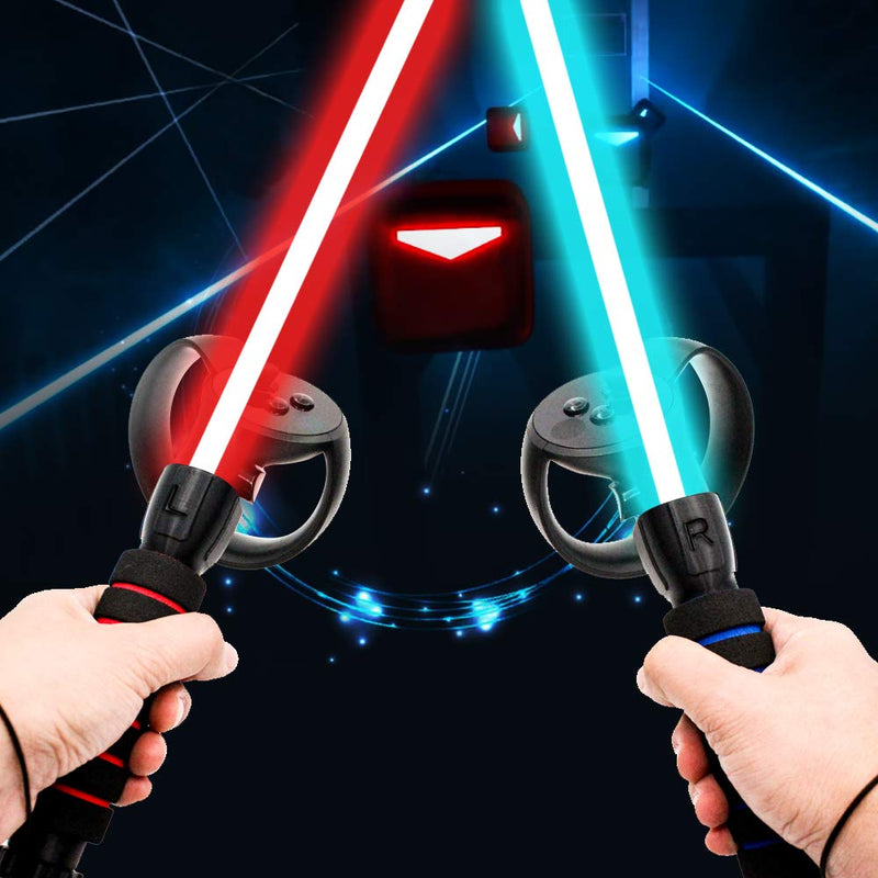 Dual Handles Gamepad Stand for Oculus Rift Controllers Playing Beat Saber Game ( Just Work for Oculus Rift CV1 Controllers)