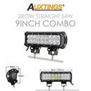 Auxtings 12 '' 22 '' 20 Zoll 12 V 24 V Offroad-LED-Lichtleiste Spot Flood Combo 20 '' 126 W LED-Arbeitslicht für Jeep Car 4WD Truck SUV ATV