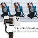 Hohem iSteady X2 3-Achsen-Gimbal-Stabilisator für Smartphone, mit Fernbedienung Faltbarer Telefon-Gimbal für iPhone 13 Pro Max/Samsung