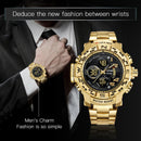 MIZUMS Men's Watches Quartz LED Digital Watch Sport Military Waterproof Clock Male Chronograph Stop Wristwatch Relogio Masculino