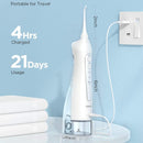 Irrigador Oral portátil Fairywill de 300ml, irrigador de chorro de agua Dental recargable por USB, limpiador de dientes Dental, 3 modos