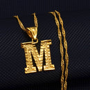 Anniyo AZ Kleinbuchstaben Halsketten Frauen/Mädchen Goldfarbe Anfangsanhänger Dünne Kette Englischer Buchstabe Schmuck Alphabet Geschenk