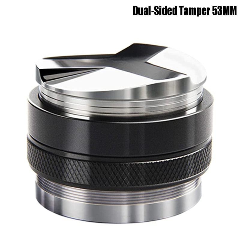 51mm 53mm 58mm 3 Angle Flat Base Coffee Tamper for Espresso Coffee Machines Press Coffee Grinder Cafe Powder Hammer