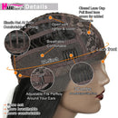 26" Long Straight Wig Synthetic Lace Wigs For Black Women Heat Resistant Nature Black Middle Part Hair Expo City