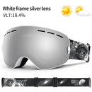 COPOZZ Marke Professionelle Skibrille Doppelschichten Objektiv Anti-Fog UV400 Große Skibrille Skifahren Snowboard Männer Frauen Schneebrille