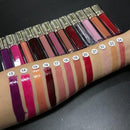 Lipgloss der Eigenmarke 50pcs/lot Großhandels-befeuchtende glänzende Funkeln-glatte Verfassungs-Lippenglanz-kundenspezifische flüssige Lippenstift-Masse