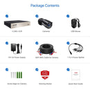 ZOSI 8CH CCTV System H.265 + 5MP Lite HD-TVI DVR kit 8 1080p 2MP Seguridad para el hogar Cámara de visión nocturna al aire libre Kit de videovigilancia