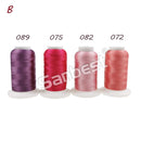 Sanbest Polyester Embroidery Thread High Strength For Brother Singer Janome Babylock Embroidery Machine 1000m Filament Threads