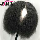 Afro Kinky Curly Lace Front Echthaarperücken für Frauen Vorgezupfte Brasilianische Kinky Curly Lace Closure Perücken 180 Dichte Remy Hair