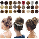 Tinashe Beauty Gummiband mit unordentlichem Haarknoten Scrunchy Chignon mit Gummiband Messi Haarteile Donut für Frauen Kinder