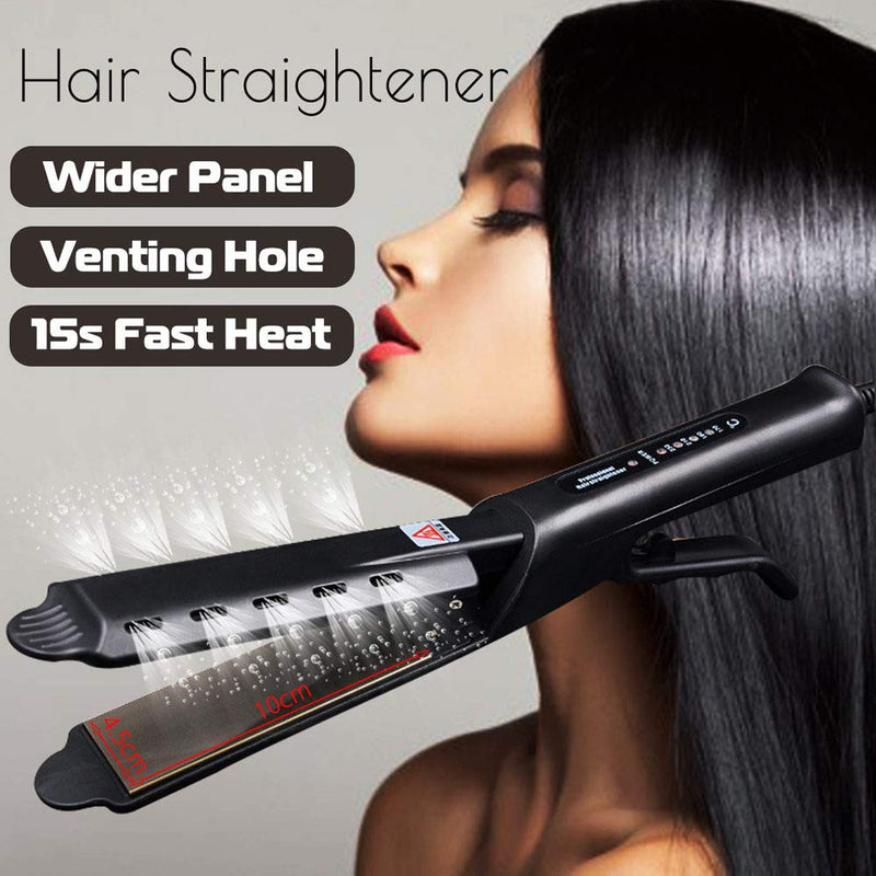 Steam Iron Hair Straightener Ceramic Ionic Four-gear Flat Iron Straightening Professional Hair Straighteners Steam Straightener