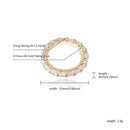 TOPGRILLZ 2020 Neue Runde Zirkon Ringe Gold Farbe Hohe Qualität Kupfer Iced Out Ringe Hip Hop Mode Persönlichkeit Schmuck Geschenk