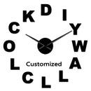 Drop Shipping Custom DIY Mirror Wall Sticker Acrylic Surface Figures Home Decor Giant Wall Art