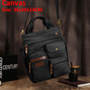 Bolso bandolera de hombro para hombre, bolso cruzado impermeable con orificio para auriculares, bolso de viaje de nailon, bolsas de trabajo de almacenamiento de gran capacidad XA666C