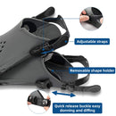 Verstellbare Schwimmflossen Erwachsene Schnorchel Fußflossen Tauchflossen Anfänger Wassersportausrüstung Tragbare Tauchflossen Kind