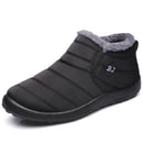 Winterschuhe für Herren Stiefel zum Hineinschlüpfen warme Pelz-Winter-Turnschuhe Herren-Schneestiefel wasserdichte Stiefeletten Chaussure Homme Mans Footwear