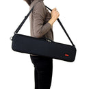 Outdoor-Angeltaschen 63 cm stoßfeste EVA-Angeltasche Tragbare Ruten- und Rollentragetasche Stangenaufbewahrungstasche mit Riemen PJ221