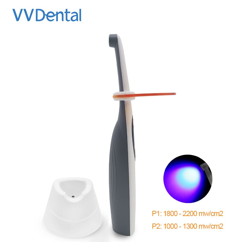 VVDental Drahtlose LED-Härtungslampe 2200 mW/cm2 Highlight LV3-Härtungslampe Dentista Resina Dental Odontologia Tools