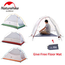 Naturehike Cloud Up Upgrade Camping Tent Outdoor Single Person 20D Silicone 1.2kg Ultralight Tent Portable Camping Hiking Beach