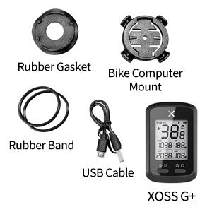 XOSS Fahrradcomputer G+ Wireless GPS Tacho wasserdicht Rennrad MTB Fahrrad Bluetooth ANT+ mit Trittfrequenz Fahrradcomputer