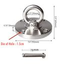 304 Edelstahl-Halterung Ankerhalterung Haken Wand- / Deckenhalterung Yoga-Schaukel-Hängemattenhaken für Boxtraining im Fitnessstudio