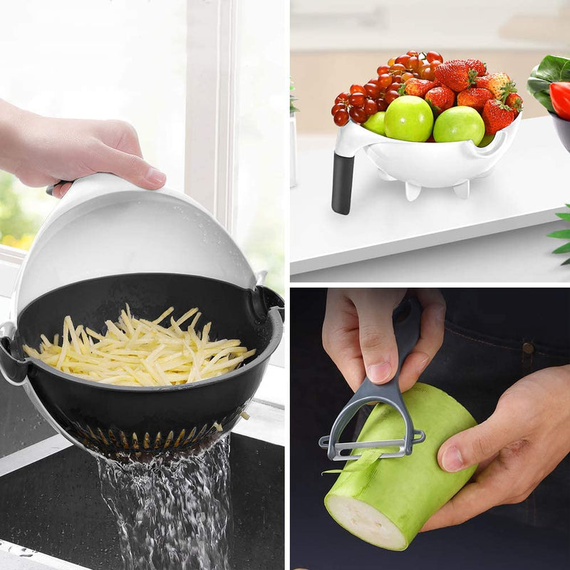 Cortador de verduras multifunción, rallador doméstico para verduras, rallador de rábano, herramientas de cocina, cortador de alimentos